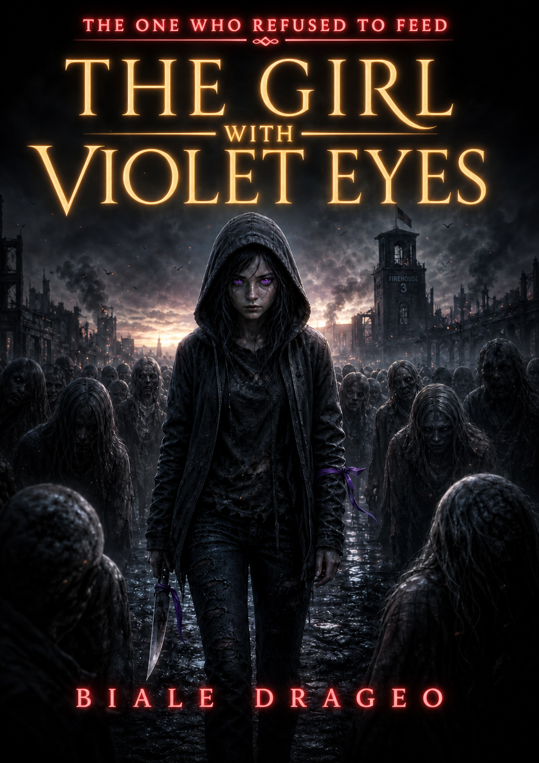 Cover of The Girl with Violet Eyes, Book Three of The After Kind